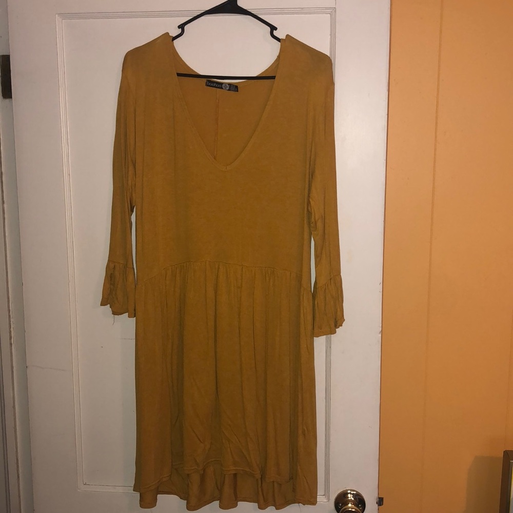 Gold dress
